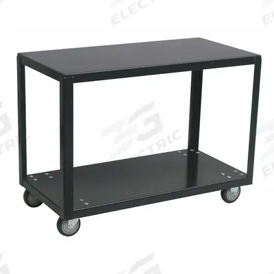 JAMCO Work Table: Fixed Ht, Steel, 48 in x 24 in - Steel-Top Mobile Worktables