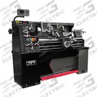 JET ELITE Lathe: E-1440VS, 14" x 40", 3 hp, 230V AC, w/ DRO/Collet Closer (MPN 892455). Key specifications — attr1099133: Variable; attr1090240: JET ELITE; attr1090276: MT5; attr1090285: MT3.
