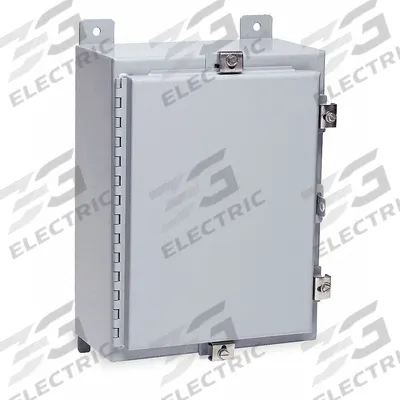 WIEGMANN Enclosure: Steel, 36 in x 30 in x 8 in, NEMA 12/13/4, Solid Cover - Steel Washdown Enclosures