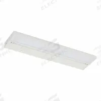 LED Under Cabinet: 14 in Lg, 437 lm, 2700K/3000K/4000K, 6.7 W, Plug-In or Hardwired, White, Aluminum (MPN NLLP2-14WH). Key specifications — attr1262778: 120V AC; attr1262749: Plug-In or Hardwired; attr1262754: Integrated LED; attr1262758: Aluminum; attr1262760: Yes; attr1262765: LED; attr1262776: High/Low; attr1262780: 3000K.