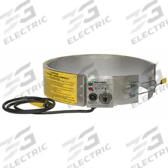 APPROVED VENDOR Drum Heater: 115V AC, 1,750 W Watts, 10°F to 500°F, Aluminized Steel, Drums, Indoor (MPN SRX30-115). Key specifications — Brand: APPROVED VENDOR; Heater Material: Aluminized Steel; For Container Type: Drums; Environment: Indoor; Current Rating: 14.6 A.