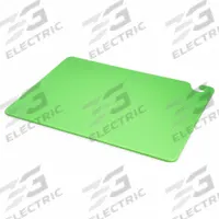 SAN JAMAR Cutting Board: 24 in Overall Lg, 18 in Overall Wd, Green, Co-Polymer, NSF Certified (MPN CB182412GN). Key specifications — Color: Green; Brand: SAN JAMAR; Material: Co-Polymer; NSF Certified: Yes.