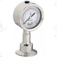 WINTERS Pressure Gauge: 0 psi to 200 psi, 2 1/2 in Dial, 1 1/2 in Tri-Clamp, Bottom, ±1.50% Accuracy (MPN PSQ15806). Key specifications — Brand: WINTERS; Case Material: 304 Stainless Steel; Lens Material: Polycarbonate; Pressure Gauge Type: Sanitary Pressure Gauge; Accuracy: ±1.50%; Includes Calibration Certificate: No; Series: PSQ; Vibration Resistance: Dust Resistant.