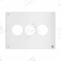 LEGRAND Wall Plate: Single Circular Opening, 3 Gang, White, Jumbo Size (MPN WSP03N912PS). Key specifications — Brand: LEGRAND; Material: Steel; Includes: Allen Head Screws.