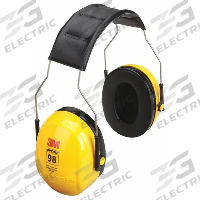 3M PELTOR Earmuffs: Over-the-Head Earmuff, Passive, 25 dB NRR, Foam/Polyurethane/PVC - Over-the-Head Earmuffs