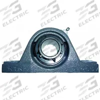 NTN Pillow Block Bearing: 1 in Bore, Cast Iron, Set Screws, 1 27/64 in Shaft Ht, 5.5 in Overall Lg (MPN UCP-1M). Key specifications — Brand: NTN; Maximum Speed: 5,900 RPM; Mounting Bolt Size: M10; System of Measurement: Inch.