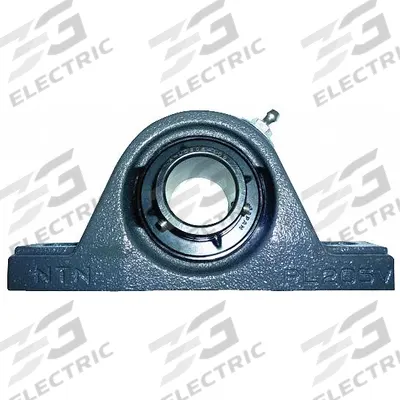 NTN Pillow Block Bearing: 1 in Bore, Cast Iron, Set Screws, 1 27/64 in Shaft Ht - General Purpose Pillow Block Ball Bearings