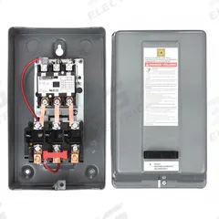 SQUARE D Definite Purpose Magnetic Motor Starter: Non-Reversing, 3 Poles, 40 A, 120V AC Coil, SQD145 (MPN 8911DPSG43V02). Key specifications — Brand: SQUARE D; Thermal Units Required: 3 Thermal Units Required (Not Included).