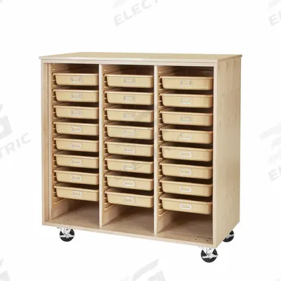 DIVERSIFIED SPACES Tote Storage Cabinet: 4 1/4 ft Overall Ht, 22 in Overall Dp, 4 ft Overall Wd - Mobile Cabinets