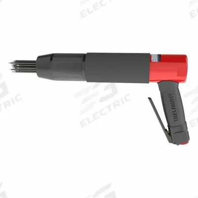 CS UNITEC Needle Scaler: Heavy Duty, 7/16 in Stroke Lg, 1/4 in Female NPT, 28 Needles - Pistol Grip Needle Scalers