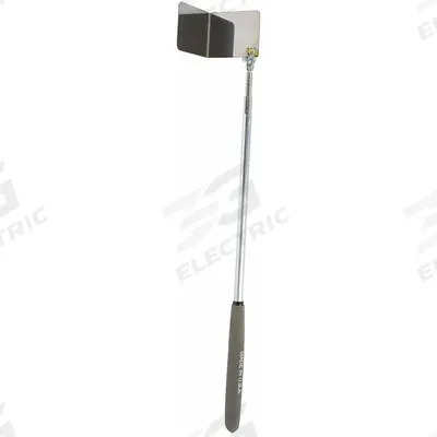 MAG-MATE Read Rite Inspection Mirror: 3 1/2 in L x 2 in W Mirror Size - Noninverted-Image Inspection Mirrors
