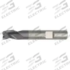 WIDIA HANITA Corner Radius End Mill: Carbide, TiAlN Coated, 3 Flute, 4 mm Mill Dia, 5 mm LOC (MPN DC0304002LW)