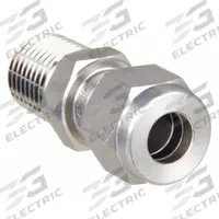 HAM-LET Compression Fitting Adapter: 6 mm OD x 1/4 in Pipe Fitting Size, Compression x MNPT (MPN 768L-SS-6MM X 1/4). Key specifications — Compatible Fitting Brands: Let-Lok; Brand: HAM-LET.