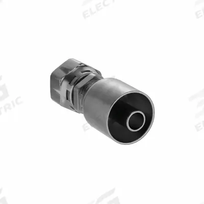 Parker Hydraulic Crimp Fitting: Steel x Steel, Straight, -8 For Hose Dash Size - Parker Crimp Hydraulic Hose Fittings with ORS Connection