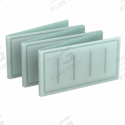 GRAINGER Link Air Filter: 24 in x 24 in x 1 in, 24 in Section Wd, 6 Sections, 2 Ply - MERV 8 Link Air Filters
