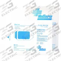 MEDSOURCE IV Dressing: 3 15/16 in Overall Lg, Calcium Alginate, Clear/White (MPN MS-11124BX). Key specifications — Color: White; Features: Waterproof; Brand: MEDSOURCE; Material: Calcium Alginate; Product Type: Transparent Dressing.