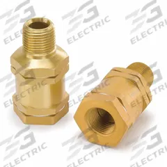 PARKER Check Valve Assembly: NPT x NPT, Aluminum, 3/8 in - 18 (F)NPT, 3/8 in - 18 (M)NPT, 200°F (MPN 2650). Key specifications — Connection Type - Side 2: 3/8 in - 18 (M)NPT; Connection Type - Side 1: 3/8 in - 18 (F)NPT; Seal Material: Nitrile; Brand: PARKER.