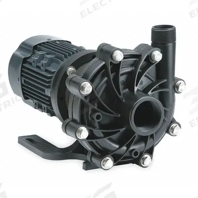 FINISH THOMPSON Magnetic Drive Pump: PVDF, 3 hp Horsepower, Three Phase, PVDF, 208-230/460V AC - Magnetic-Drive Straight Centrifugal Pumps