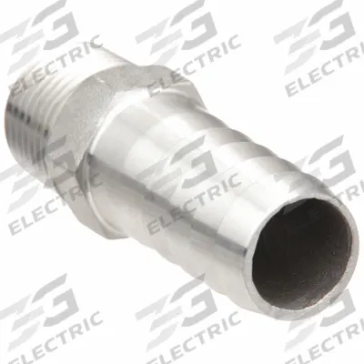 APPROVED VENDOR Barbed Hose Fitting: For 1 in Hose I.D., Hose Barb x NPT - 316 Stainless Steel Multipurpose (Air, Water, Chemical) Rigid Barbed Hose Fittings