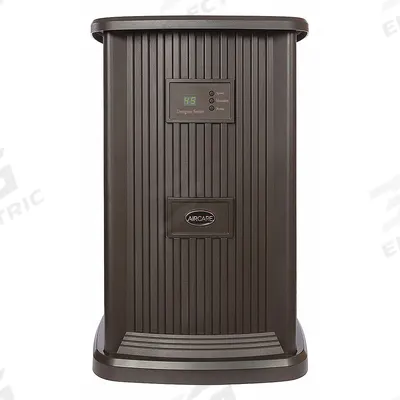 AIRCARE Portable Humidifier: Evaporation, 7.5 gal Daily Humidification Output, Cool - Cold Water Evaporative Portable Humidifiers