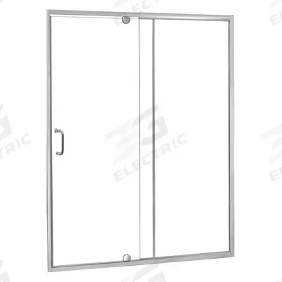 FOREMOST Shower Door and Panel: 36 in Min. Door Wd, 42 in Max. Door Wd, 69 in Overall Ht - Pivot Door & Panel Shower Doors