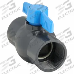 APPROVED VENDOR Manual Two-Way Ball Valve: 2 in, PVC, Straight, FIP x FIP, Full Port Ball Port, Tee (MPN 107-138-NPG). Key specifications — Brand: APPROVED VENDOR; Handle: Tee.