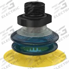 PIAB Vacuum Pad Assembly: G1/2 in, 57 mm Pad Dia, Polyurethane, Blue/Yellow, 30A/60A, MX (MPN S.MX57P3060.G12M.00). Key specifications — attr1019194: S.MX57P3060.G12M.00; attr1019196: PIAB.