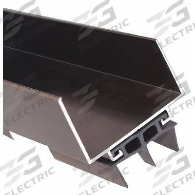 PEMKO Door Sweep: Notched Fin Insert, Aluminum, 48 in Lg, 1 3/4 in Wd - Door Shoes