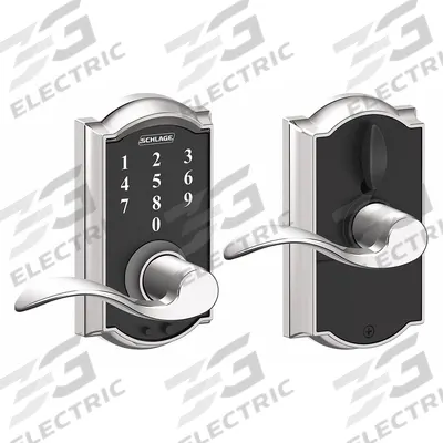 SCHLAGE RESIDENTIAL Electronic Keyless Lock: Touch Screen Keypad - Electronic Keyless Access Locksets