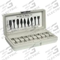 WIDIA Carbide Bur Set: 1/8" Shank, 9 pc (MPN M40591). Key specifications — Trade Number: SE-51; Brand: WIDIA METAL REMOVAL.