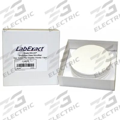 LABEXACT Glass Microfiber Filter: 934-AH, 15 cm Dia, 0.43 mm Thick - 934-AH Grade Glass Microfiber Filters, Binder Free