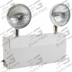 Remote Capable Emergency Light: LED, UL 924, 5 W Lamp Watt, 120/277V AC, 32 W Emergency Watt, White (MPN LS2ET6S10-W-RC). Key specifications — Environmental Rating: UL 924; Remote Capable: Yes; Adjustable Lamp Heads: Yes; Brand: BIG BEAM; Standards: Chicago Approved; Series: ET; Features: Available Without Lamp Heads; Housing Color: White.