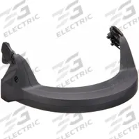 3M Face Shield Holder: Slotted Attachment Type, Nylon, Black, Compatible with X5000 Series (MPN U5B-ANSI). Key specifications — Attachment Type: Slotted; Product Type: Crown; Material: Nylon; Color: Black; For Use With: Hard Hat; Brand: 3M; Compatible with Grainger Part Number: 54XL30; Compatible with Manufacturer Model Number: X5001X-ANSI.