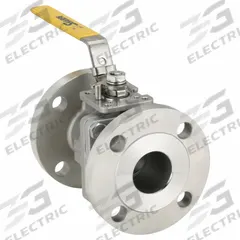 SHARPE Manual Two-Way Ball Valve: 2 in, 316 Stainless Steel, Straight Valve Body, Class 150 Flange (MPN 4351004700). Key specifications — Seat Material: Polymer; Brand: SHARPE; Handle: Locking Lever.