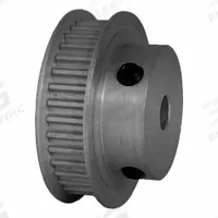 DAYTON Timing Pulley: Modified Curvilinear, Fixed, For GT Timing Belt Section, For 6 mm Belt Wd (MPN 36-3P06M6FA6). Key specifications — Brand: DAYTON; Finish: Clear Anodized; For Belt Series: Powerhouse®.