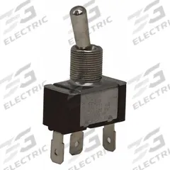 EATON Toggle Switch: 3 Position, 2 Connections, SPST, Solder Lug Connection, X Series (MPN XTD1A3A2). Key specifications — AC Contact Rating: 20 A @ 125 V; Switch Function Configuration: On/None/Off; Brand: EATON; Series: X; Horsepower: 3/4 hp.