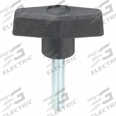 INNOVATIVE COMPONENTS Hand Knob: T, Plastic w/ Steel Thread, 5/16"-18 Thread - T-Handle Knobs with Threaded Stud