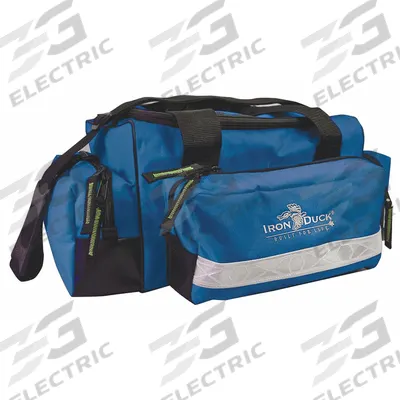 IRON DUCK Trauma Bag: 21 in L x 15 in W x 10 in H, Nylon, Blue - Medical Duffel Bags