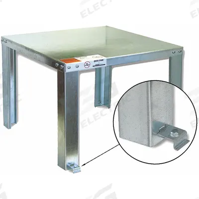APPROVED VENDOR Water Heater Stand: Floor Mount, 100 gal Max. Tank Cap - Floor-Mount Stands for Water Heaters