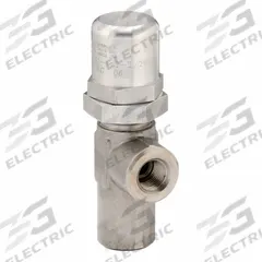 PARKER Pressure Control Valve: 10 gpm, 2,200 psi Max Set, Stainless Steel, 1/2 in NPT (MPN 642B-11-1/2-2). Key specifications — Brand: PARKER.