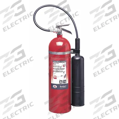 BADGER Fire Extinguisher: 15 lb Extinguisher Capacity, 10B:C - Class BC Fire Extinguishers