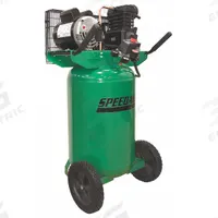 SPEEDAIRE Portable Air Compressor: Oil Lubricated, 20 gal, Vertical, 2 hp, 5.5 cfm @ 90 psi (MPN 4TW29). Key specifications — attr48686: Oil Lubricated; attr48685: 120V AC; attr48689: 5.50 cfm; attr48678: 7.5 A; attr48671: SPEEDAIRE; attr124308: Standard (75 dBA or more).