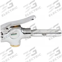 SPEEDAIRE Air Gun: Thumb-Lever Grip, Aluminum, 1/4 in Female NPT, 1 Nozzle(s), Straight, Focused (MPN 458J43). Key specifications — attr1328526: Aluminum; attr1328500: Safety Nozzle; attr1328508: SPEEDAIRE; attr1328515: No; attr1328533: Yes.