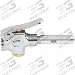 SPEEDAIRE Air Gun: Thumb-Lever Grip, Aluminum, 1/4 in Female NPT, 1 Nozzle(s), Straight, Focused (MPN 458J43). Key specifications — attr1328526: Aluminum; attr1328500: Safety Nozzle; attr1328508: SPEEDAIRE; attr1328515: No; attr1328533: Yes.