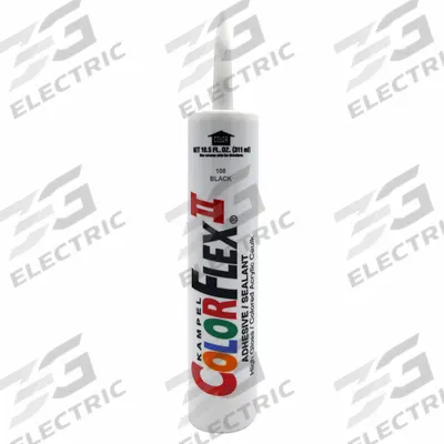 ACROVYN Color Match Caulk: Black, 10.5 fl oz Size - Color Match Caulking