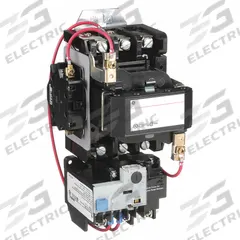 GE NEMA Magnetic Motor Starter: Non-Reversing, 3 Poles, NEMA Size 2, 45 A, 120V AC Coil (MPN CR306D00200XAAAAJ). Key specifications — Brand: GE; Auxiliary Contact Form: 1NO; Coil Voltage: 120V AC; Phase: Three; Auxiliary Contacts Included: 1NO; Signaling Features: Pilot Light; Thermal Units Required: None (Not Applicable to Electronic Overloads).