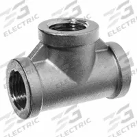 USA INDUSTRIALS Metal Pipe Tee: Tee, 1/2 in x 1/2 in x 1/2 in, Class 125, Chrome-Plated C89833 Brass (MPN ZUSA-PF-22707). Key specifications — Brand: USA INDUSTRIALS; Maximum Operating Pressure: 125 psi @ 72 °F.