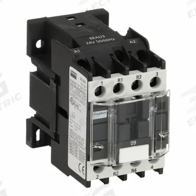 Dayton Magnetic Contactor: Non-Reversing, 4 Poles, 2NO/2NC Contacts, 9 A - Non-Reversing IEC Contactors