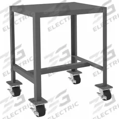 DURHAM MFG Work Table: Fixed Ht, Steel, 24 in x 18 in, 2,000 lb Overall Load Capacity (MPN MTM182430-2K195). Key specifications — Unit Type: Not Expandable or Modular; Assembly: Fully Assembled; Wheel Material: Phenolic; Frame Material Finish: Powder Coated; Mobility: Casters; Height Adjustability: Fixed Height; Caster Type: (4) Swivel Locking; Frame Construction: Welded Only.