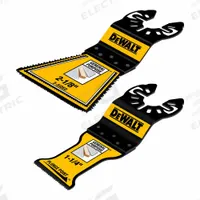 DEWALT Oscillating Tool Blade Set: 2 Blades, Semi-Circular, Universal Open-Back Connection, DEWALT (MPN DWA422SET). Key specifications — attr1140173: DWA4258; attr1097629: DEWALT; attr1097591: DEWALT.